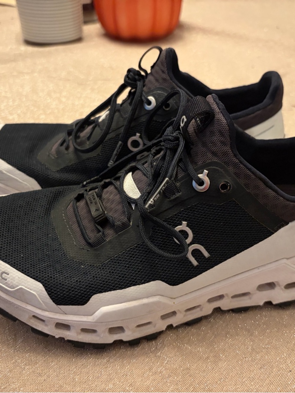 On Running Black and White Women's Sneakers